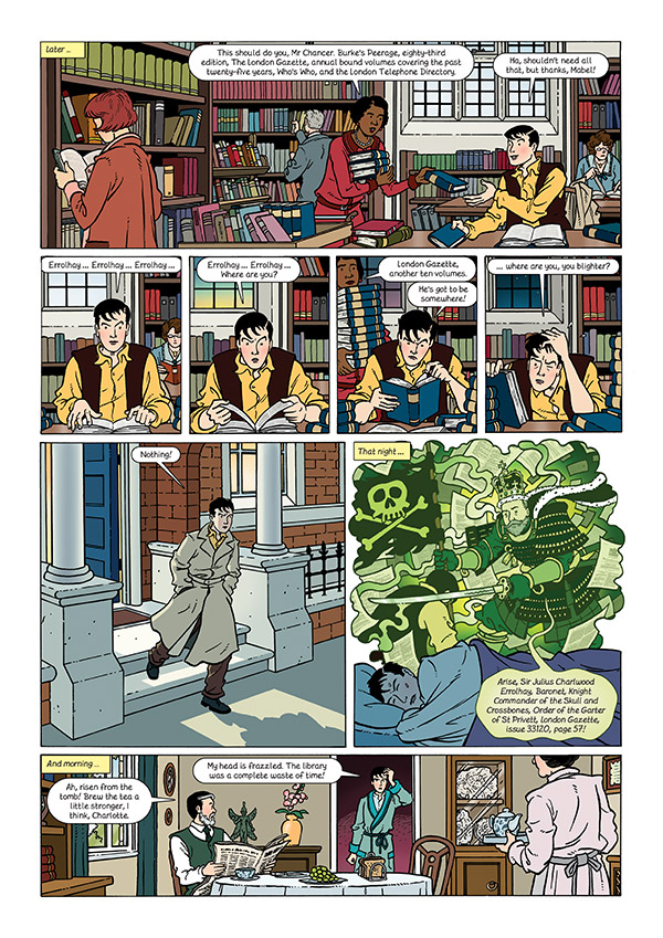a page from The Secret of the Samurai